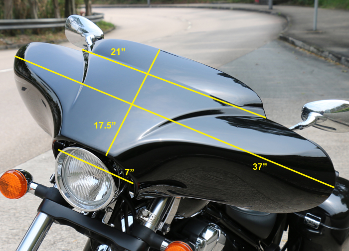 Choppa Fairing Dimensions