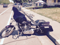 Dyna Wide Glide small fairing and bike specific patrol wi...