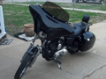 More pictures of HD Style Quick Release Sportster bags: