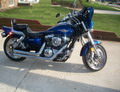 Kawasaki Mean Streak (6 x 9 Fairing) (with Color Match - Suzuki XA7 Luminous Polaris Blue)