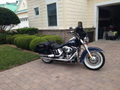 More pictures of Quick Release Hard Saddlebags for Softail Deluxe:
