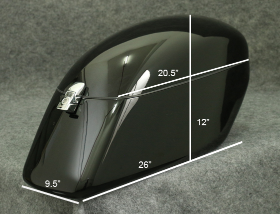 Short Strong Hardbags Dimensions Diagram