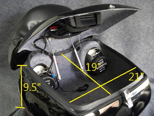 Metric Tour Pack interior dimensions